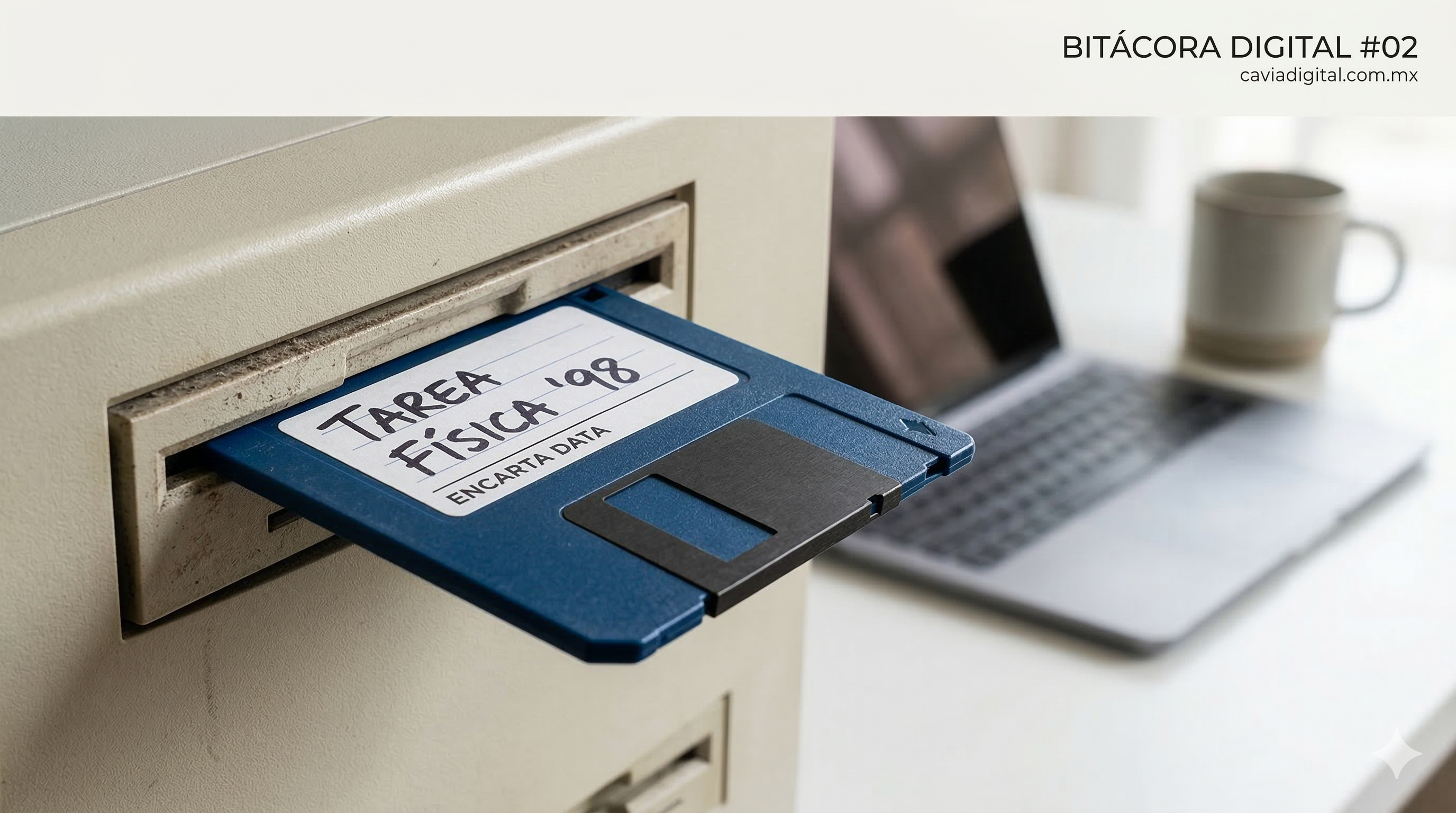 Bitácora Digital #02: ¿Dónde quedó mi tarea? Del drama de los disquetes a la magia de la Nube